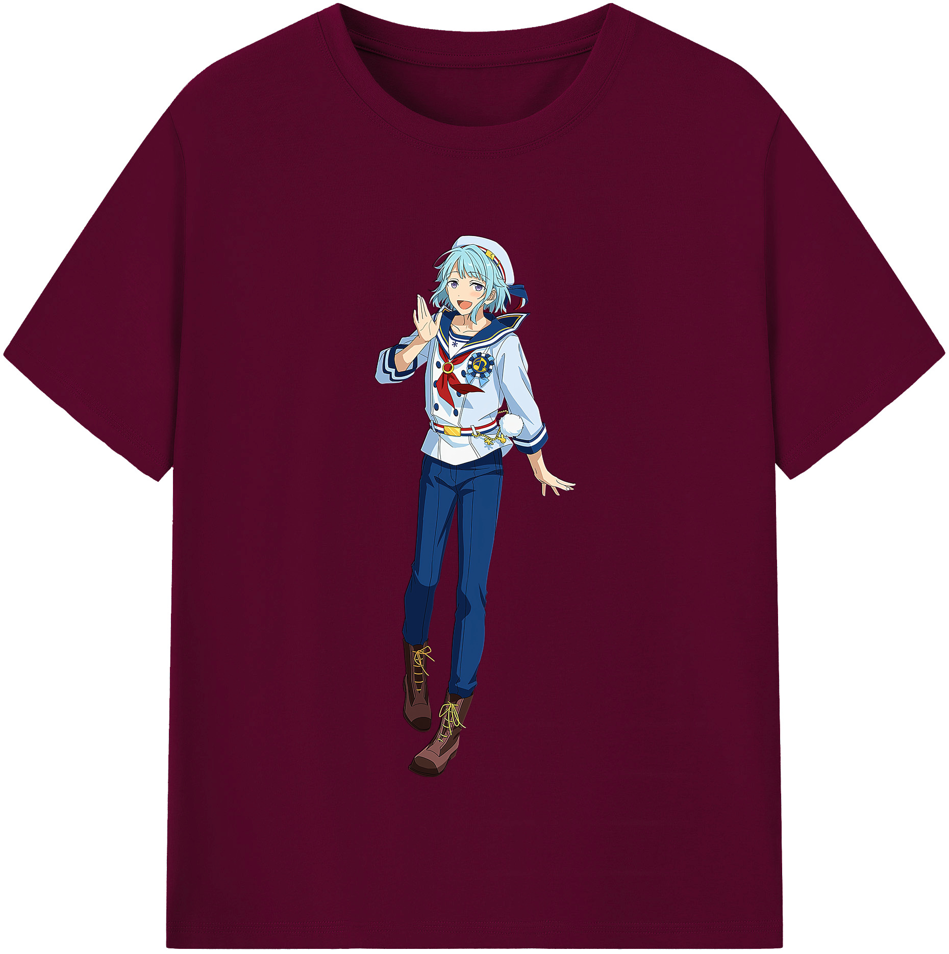 （画像用） あんさんぶるスターズ! Ensemble Stars レディースカジュアルプリントTシャツ（綿100％）